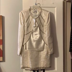 3 piece faux snake skin set